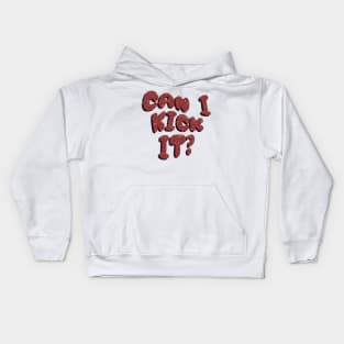 Can I kick it Charlie brown Kids Hoodie